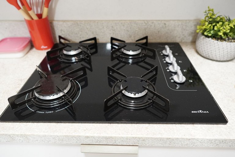 Flat moderno e novo no centro de Foz