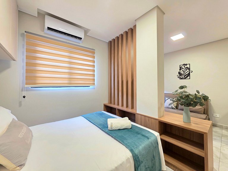 Flat moderno e novo no centro de Foz