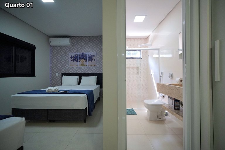 Linda Casa 3 Quartos c Piscina 10 min Centro