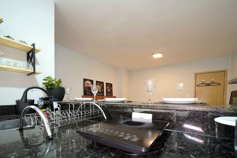 Studio ao lado do Paraguai com garagem