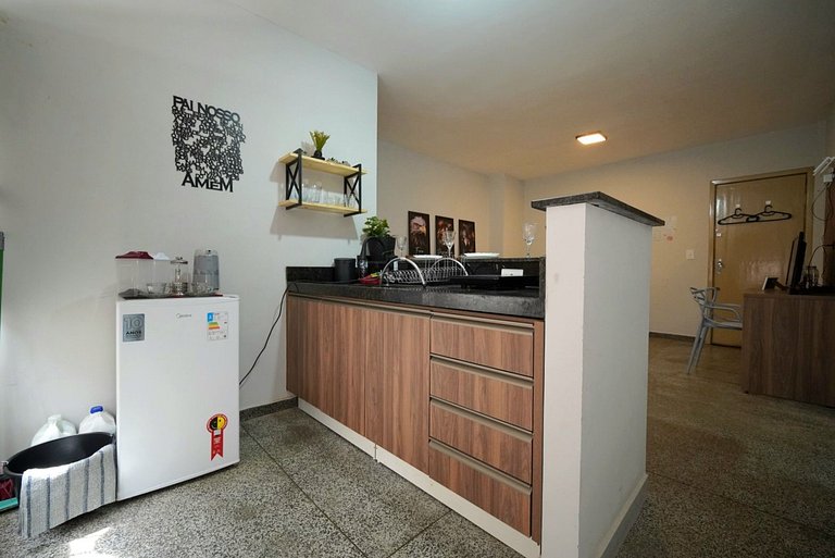 Studio ao lado do Paraguai com garagem