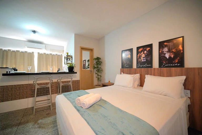 Studio ao lado do Paraguai com garagem