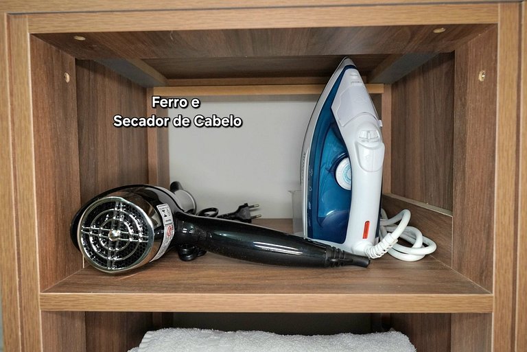 Studio ao lado do Paraguai com garagem