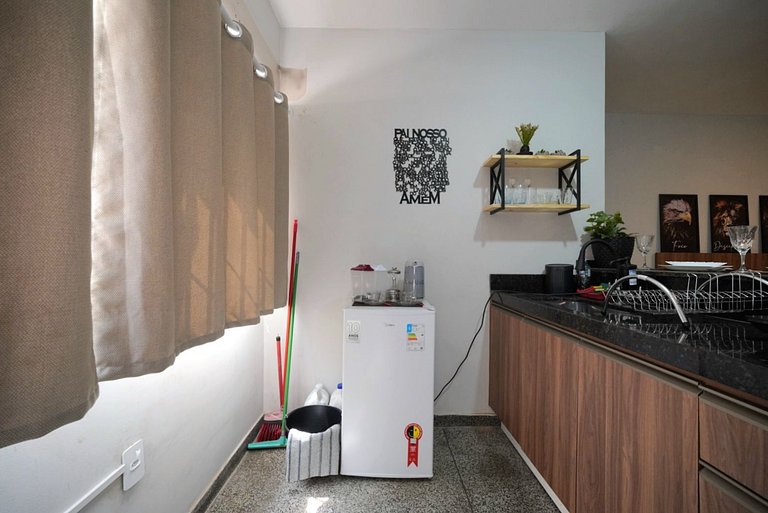 Studio ao lado do Paraguai com garagem