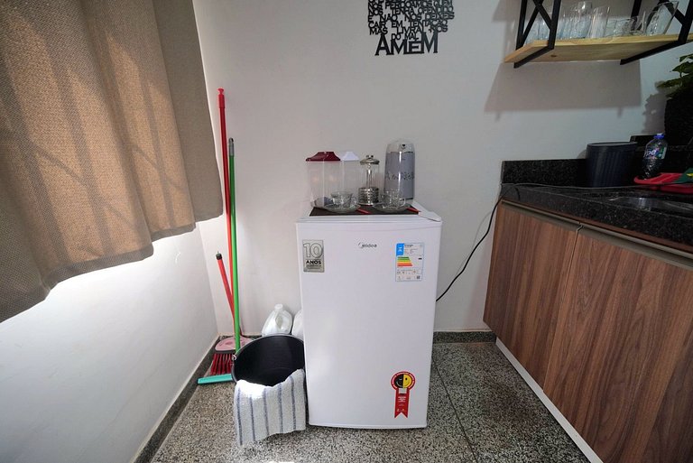 Studio ao lado do Paraguai com garagem
