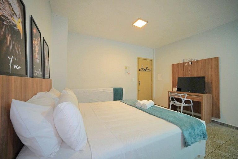 Studio ao lado do Paraguai com garagem