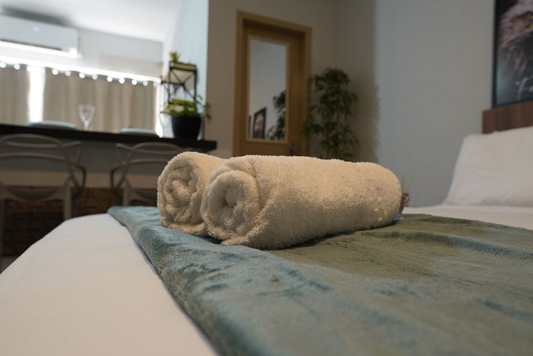 Studio ao lado do Paraguai com garagem