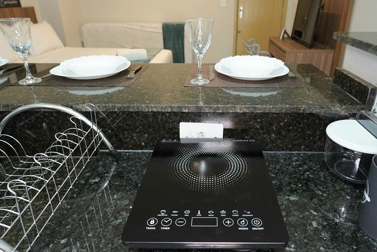 Studio ao lado do Paraguai com garagem