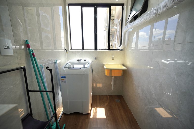 Apt 703 com 3 quartos 10min Paraguai e 5min centro