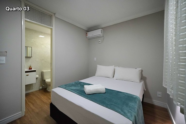 Apt 703 com 3 quartos 10min Paraguai e 5min centro