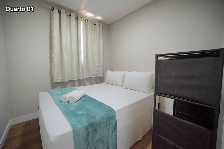 Apt 703 com 3 quartos 10min Paraguai e 5min centro