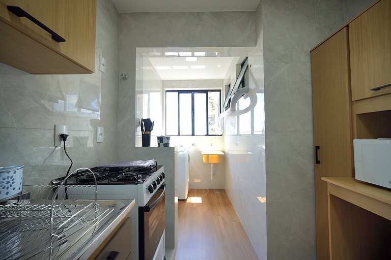 Apt 703 com 3 quartos 10min Paraguai e 5min centro