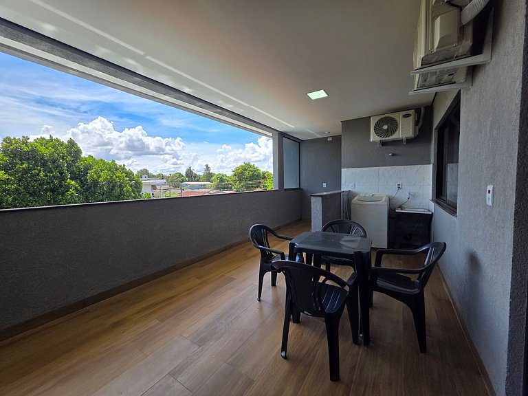 Apt novo muito prox Av das Cataratas e Marco 3 fr