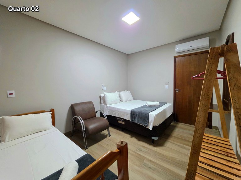 Apt novo muito prox Av das Cataratas e Marco 3 fr