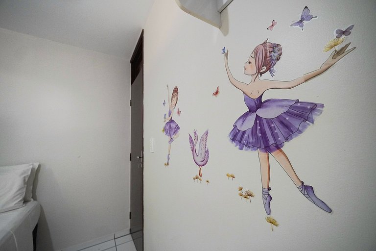 Apt 103 com 2 quartos 10min Paraguai e 5min centro