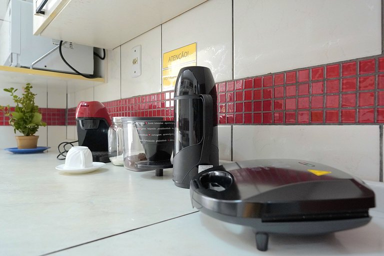 Apt 103 com 2 quartos 10min Paraguai e 5min centro