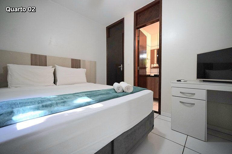 Apt 103 com 2 quartos 10min Paraguai e 5min centro