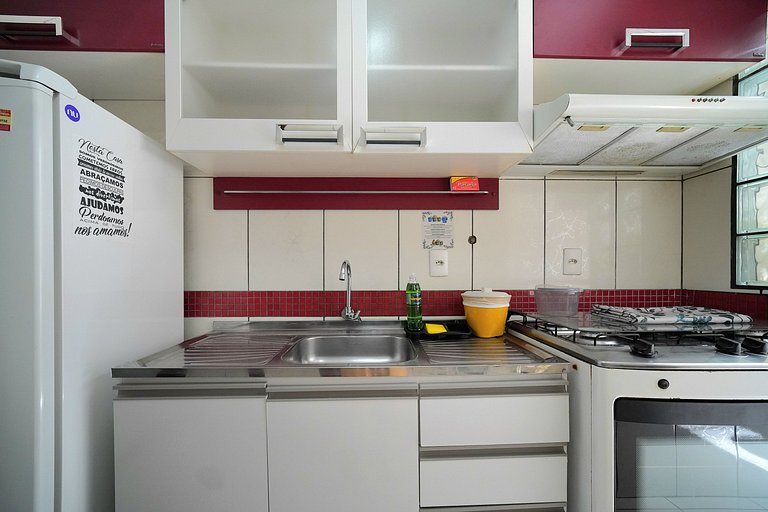 Apt 103 com 2 quartos 10min Paraguai e 5min centro