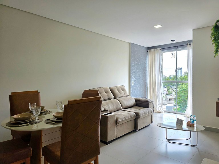 Apt Novo 3quartos 2vagas garagem prox centro