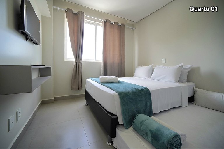 Apt Novo 3quartos 2vagas garagem prox centro