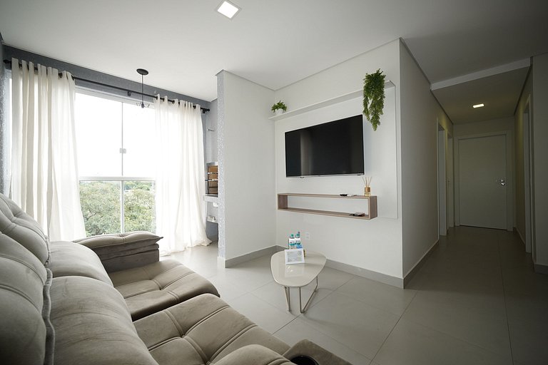 Apt Novo 3quartos 2vagas garagem prox centro