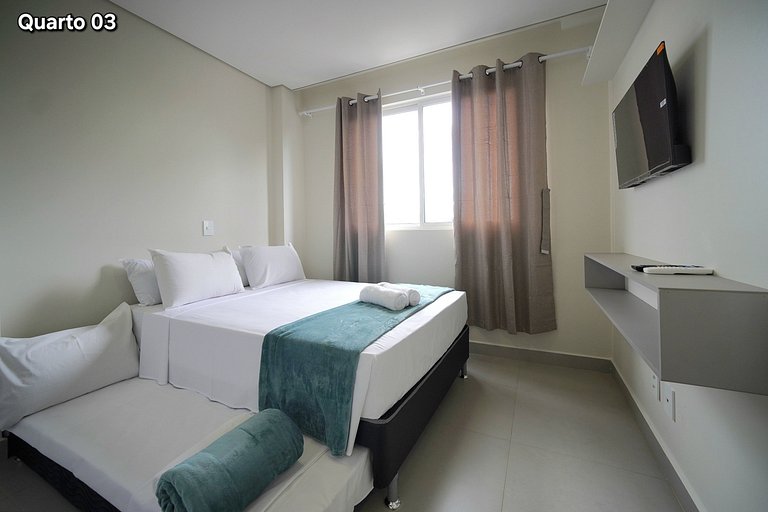 Apt Novo 3quartos 2vagas garagem prox centro