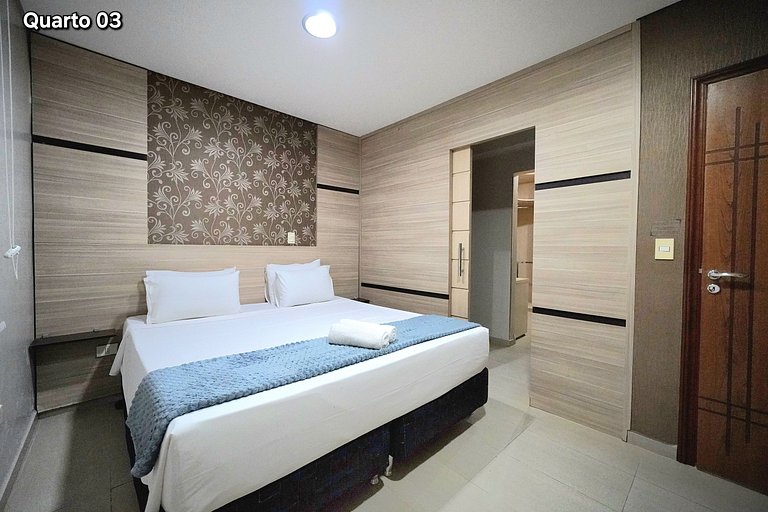 5 Quartos sendo 4 suítes prox Centro e Paraguai