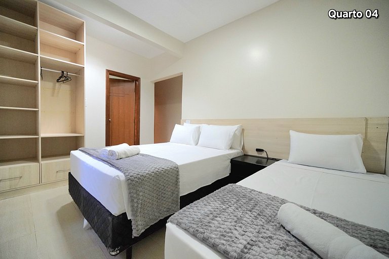 5 Quartos sendo 4 suítes prox Centro e Paraguai