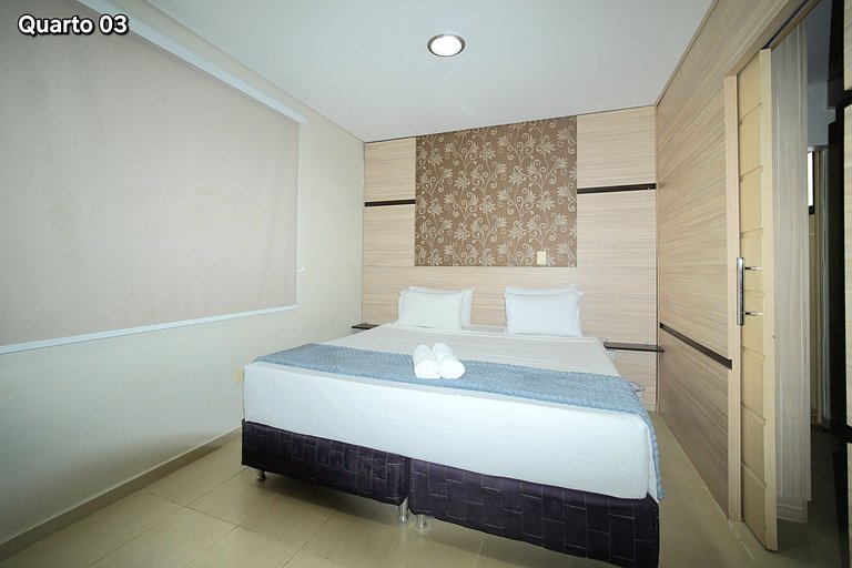 5 Quartos sendo 4 suítes prox Centro e Paraguai