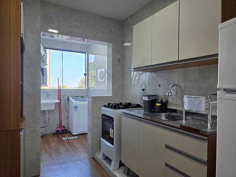Apt 202 com 3 quartos 10min Paraguai e 5min centro