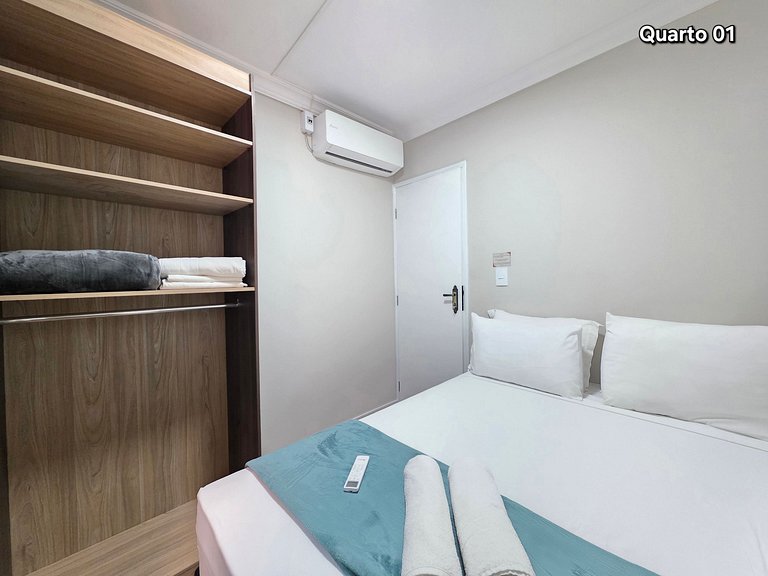 Apt 202 com 3 quartos 10min Paraguai e 5min centro