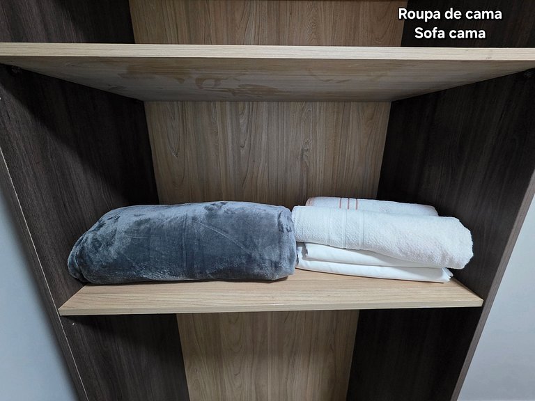 Apt 202 com 3 quartos 10min Paraguai e 5min centro