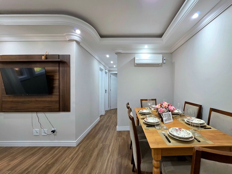 Apt 202 com 3 quartos 10min Paraguai e 5min centro