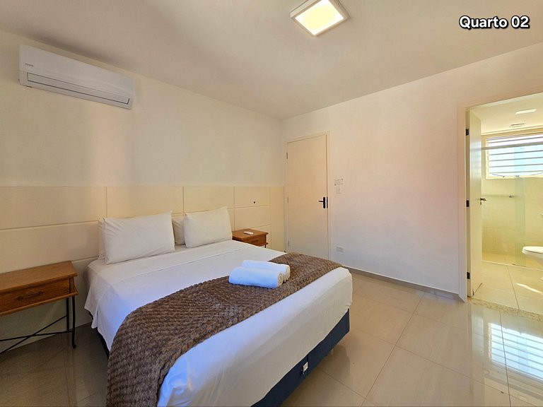 Apt aconchegante com 2 quartos próx à Roda Gigante