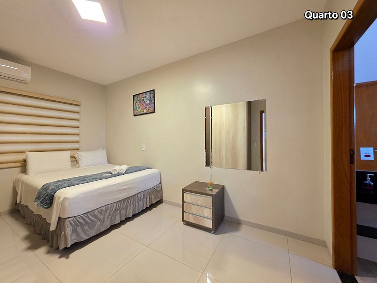 Casa 3 Quartos - ótima area gourmet 10m PY