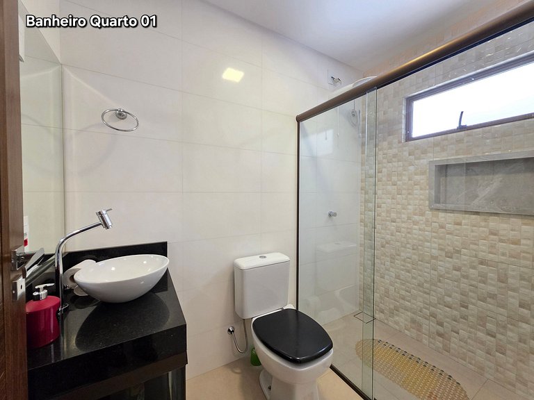 Casa 3 Quartos - ótima area gourmet 10m PY