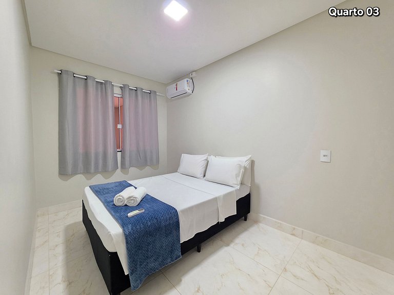 Casa nova com piscina 3 quartos 10 min Centro