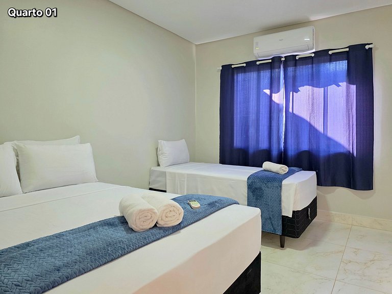 Casa nova com piscina 3 quartos 10 min Centro