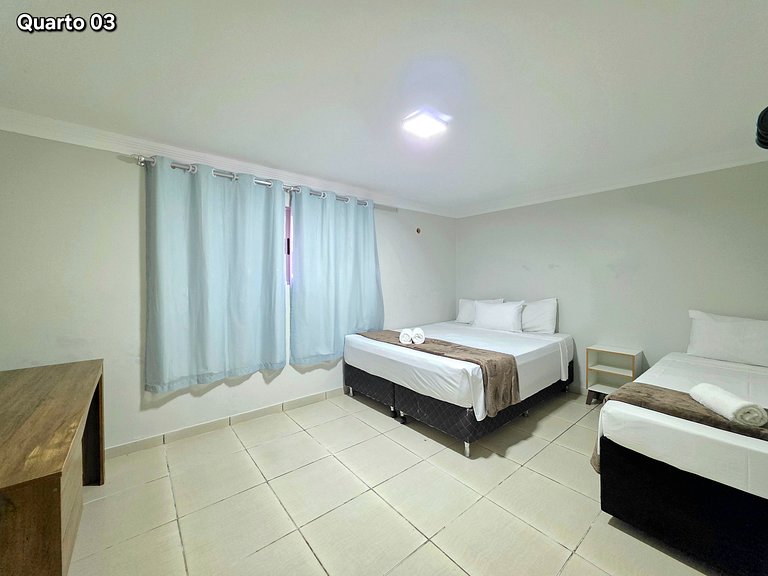 Casa Ampla 4 Quartos 10 min Paraguai e Centro