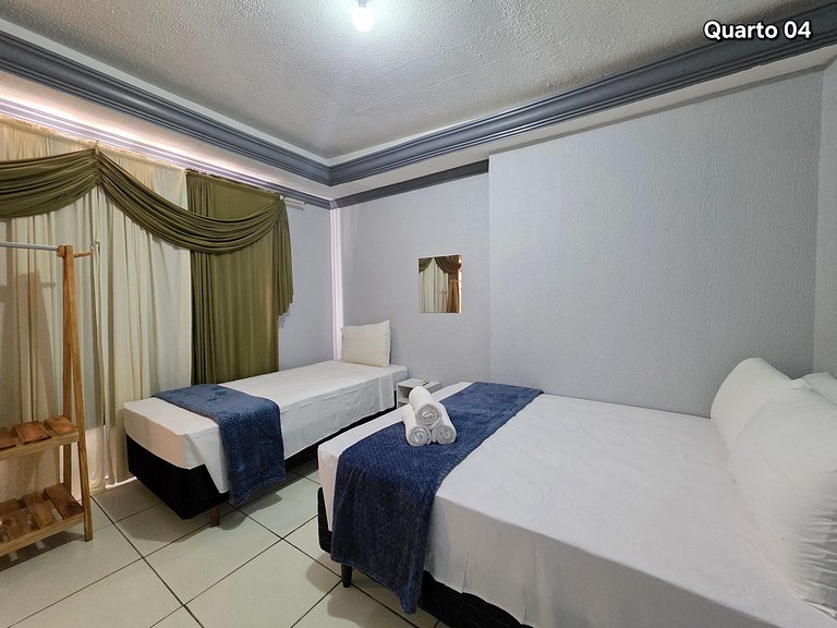 Casa em rua tranquila 4 quartos 5 min Centro