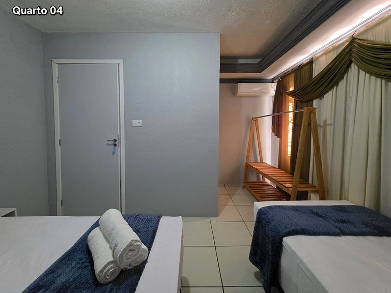 Casa em rua tranquila 4 quartos 5 min Centro