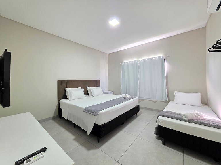 Apt 02 Recém construído 2 Quartos 10 min centro