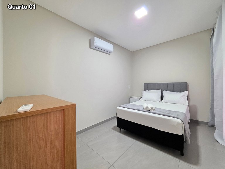 Apt 03 Novo 2 Quartos 10 min centro