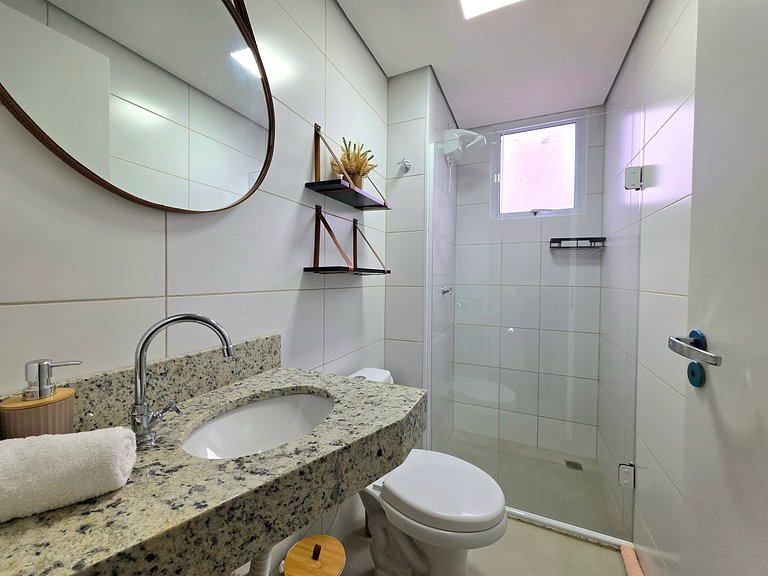 Apt 407 novíssimo 2 quartos com piscina/academia