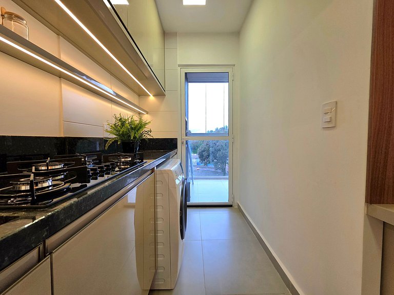 Apt 407 novíssimo 2 quartos com piscina/academia