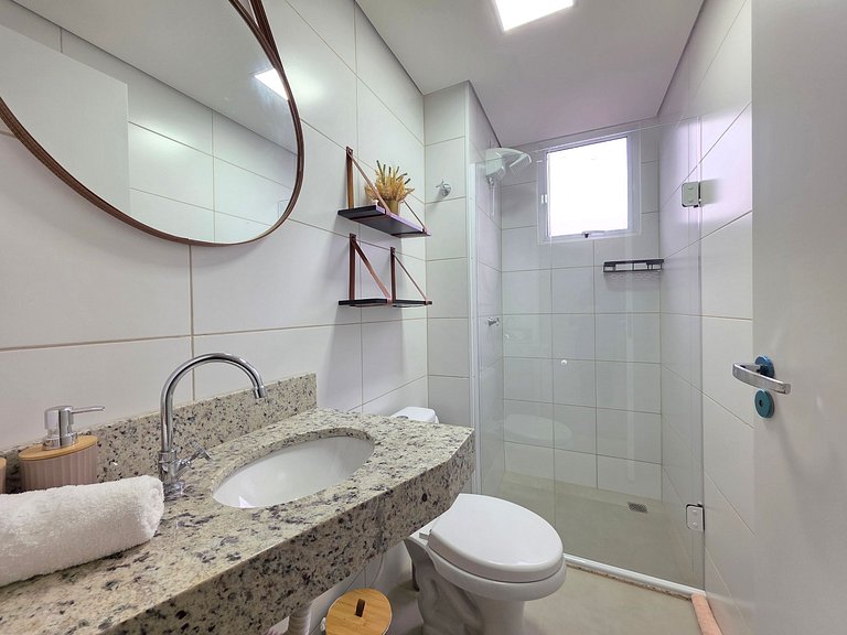 Apt 407 novíssimo 2 quartos com piscina/academia
