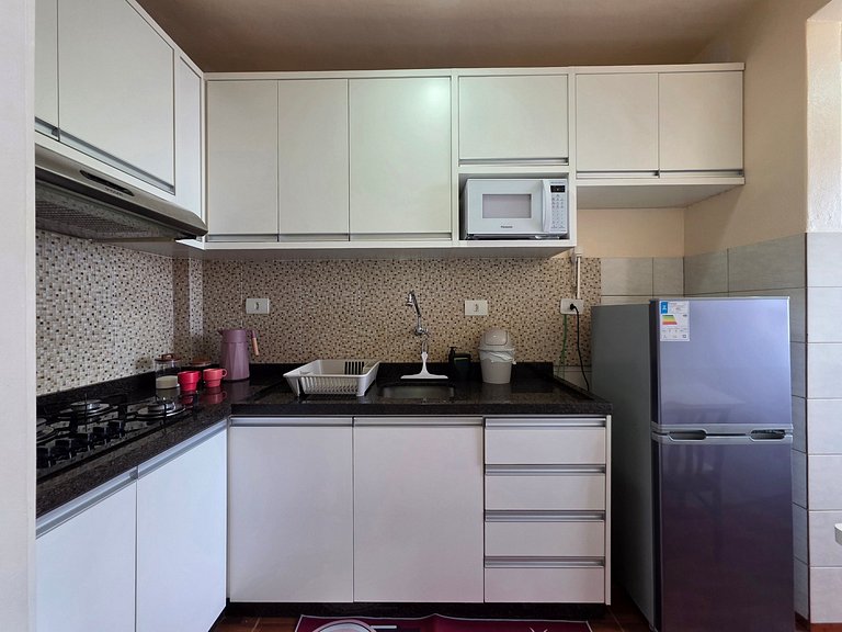 Apt 02 quartos 10 min Centro em condominio