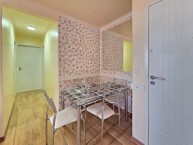 Apt 02 quartos 10 min Centro em condominio