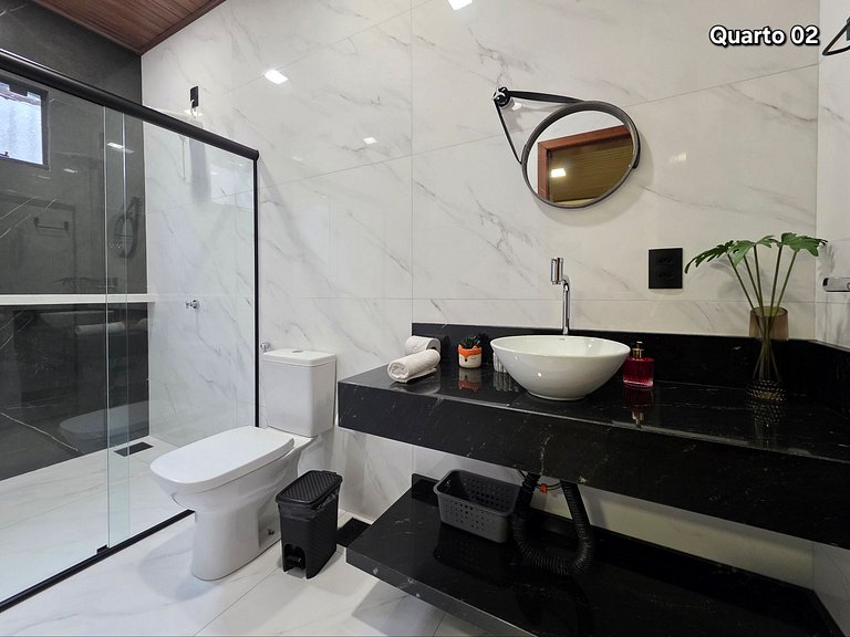 Casa 2 Quartos 2 WC Bairro tranquilo 6 min centro