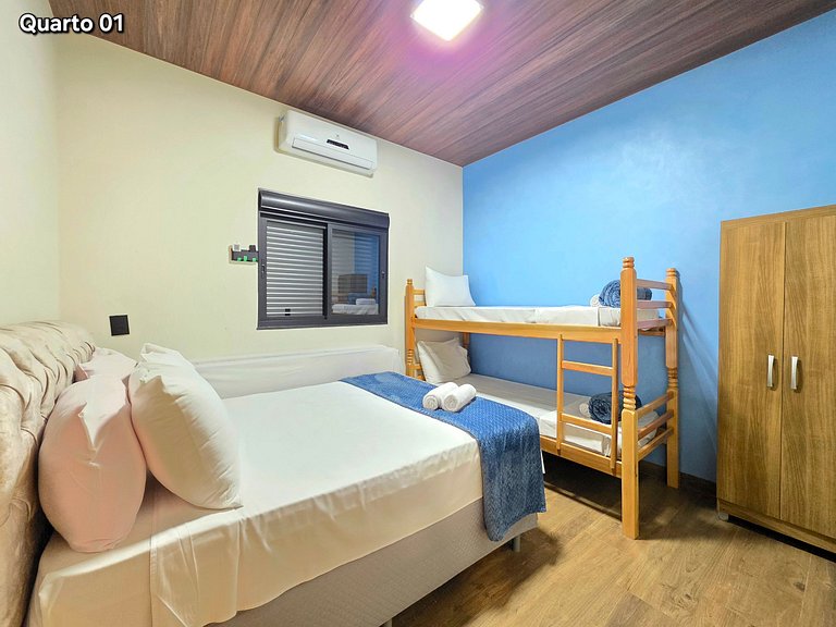 Casa 2 Quartos 2 WC Bairro tranquilo 6 min centro